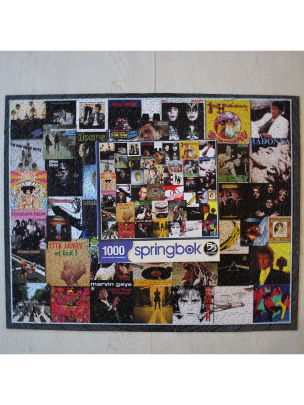 Play That Beat Springbok 1000 Pc Puzzle 24x30 Album Cover Art 33-10888